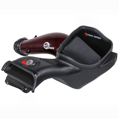 aFe Track Series Carbon Fiber Cold Air Intake - Red | 2023-2025 Ford F150 Raptor R
