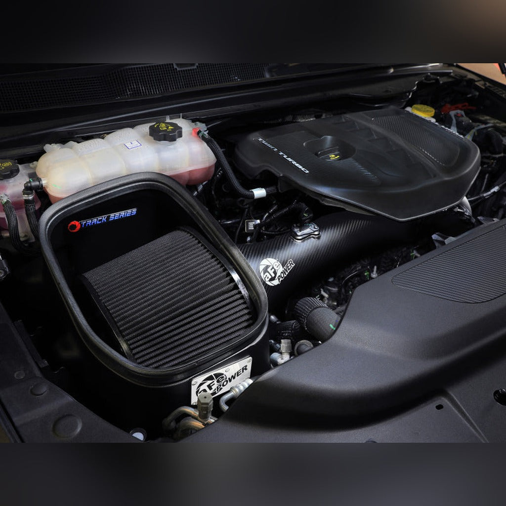aFe Track Series Carbon Fiber Cold Air Intake System - Pro 5R Filter | 2025-2026 Ram 1500