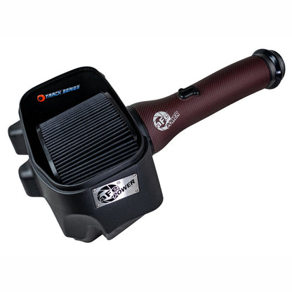 aFe Track Series Carbon Fiber Cold Air Intake - Red Kevlar | 2025-2026 Ram 1500