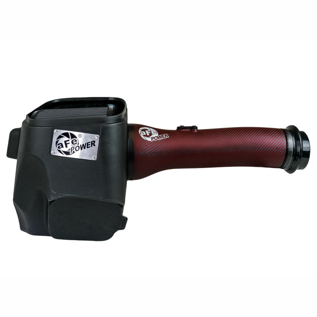 aFe Track Series Carbon Fiber Cold Air Intake - Red Kevlar | 2025-2026 Ram 1500