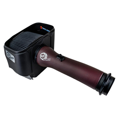 aFe Track Series Carbon Fiber Cold Air Intake - Red Kevlar | 2025-2026 Ram 1500