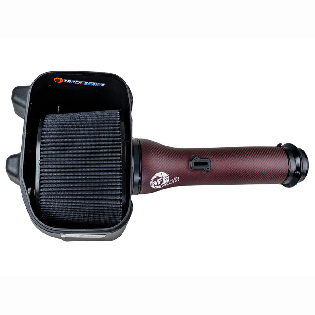 aFe Track Series Carbon Fiber Cold Air Intake - Red Kevlar | 2025-2026 Ram 1500