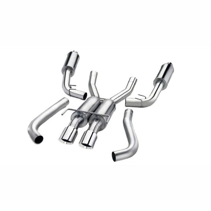 CORSA Sport Cat-Back Exhaust System - Polished Single Side Exit, Crew Cab/Short Bed, 5.3L V8 | 2014-2018 GMC Sierra 1500