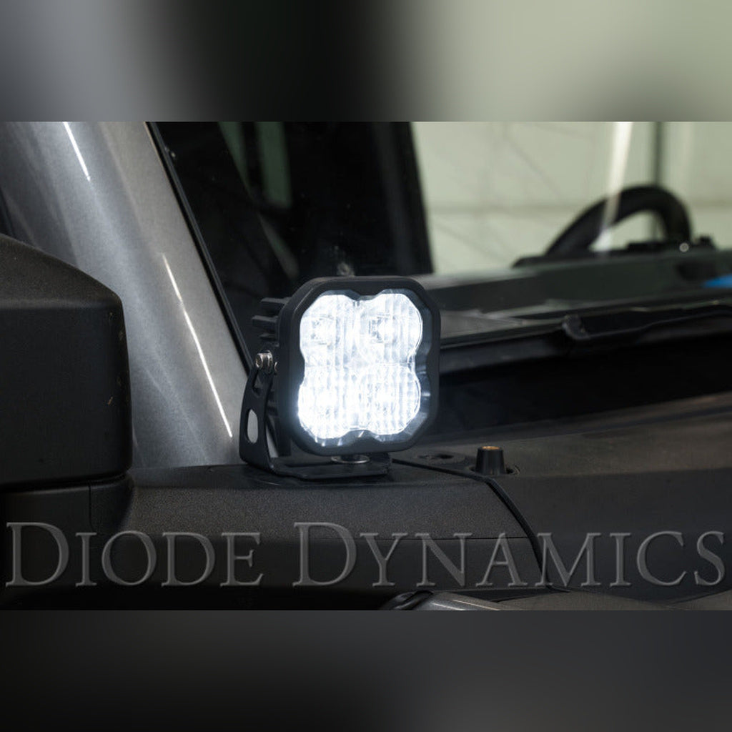 Diode Dynamics SS3 LED Ditch Light Kit - White Combo | 2022-2025 Ford Bronco Raptor