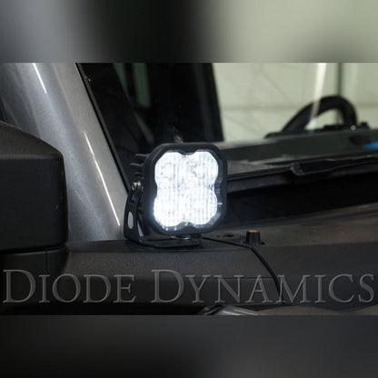 Diode Dynamics SS3 LED Ditch Light Kit - White Combo | 2022-2025 Ford Bronco Raptor