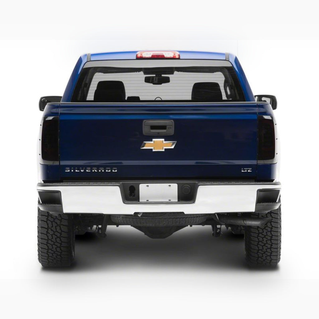 Raxiom Axial Series LED Tail Lights - Black Housing, Smoked Lens | 2015-2019 Chevy Silverado 3500HD