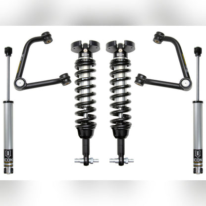 ICON Stage 2 Adjustable Suspension System - 1.5-3.5 in Lift w/ Tubular UCA | 2019-2023 GMC Sierra 1500