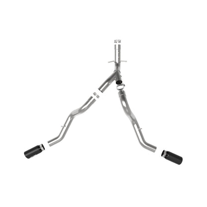 aFe Large Bore-HD DPF-Back Exhaust System - 4 in 409SS w/ Black Tip | 2020-2026 GMC Sierra 3500HD