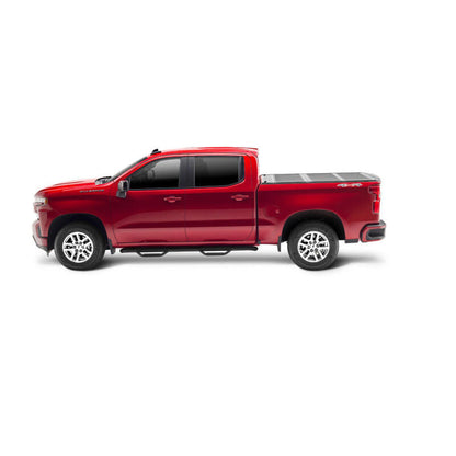 UnderCover Armor Flex Hard Folding Bed Cover - 6 ft 6 in Bed, Black Textured | 2019-2026 GMC Sierra 1500