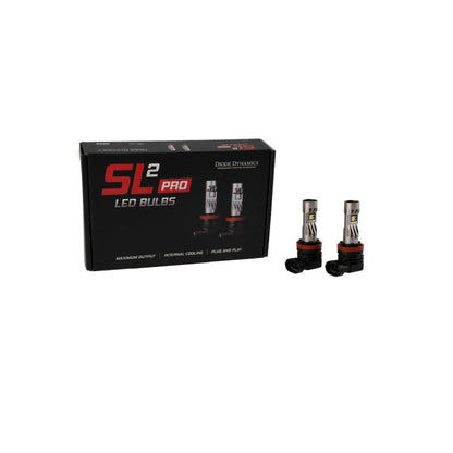 Diode Dynamics SL2 LED Fog Light Bulbs - H11/H8/H9 White w/ AntiFlicker Modules (Pair) | 2022-2024 Jeep Grand Cherokee