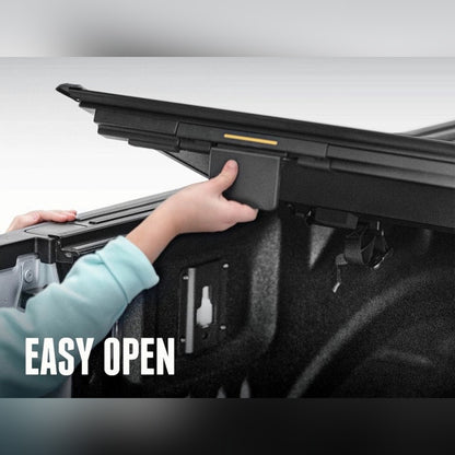 BAK BAKFlip MX4 Hard Folding Bed Cover - 5 ft 7 in Bed w/ EZ-Lift | 2015-2020 Ford F150