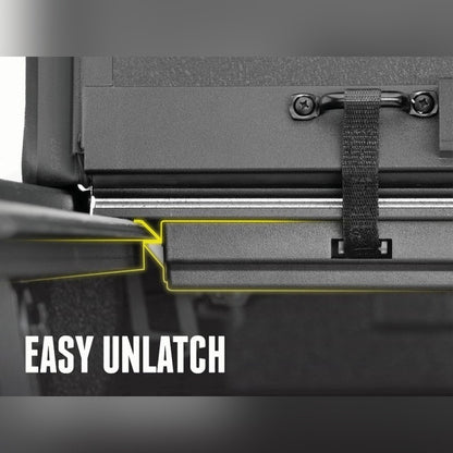 BAK BAKFlip MX4 Hard Folding Bed Cover - 5 ft 7 in Bed w/ EZ-Lift | 2015-2020 Ford F150