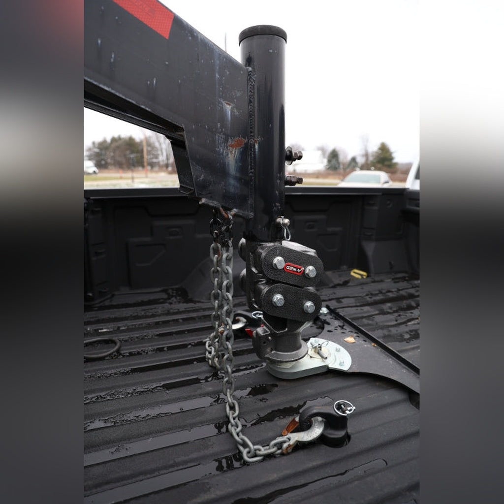 GEN-Y Hitch Spartan Torsion-Flex Gooseneck Coupler 5in Offset - 2-5/16in