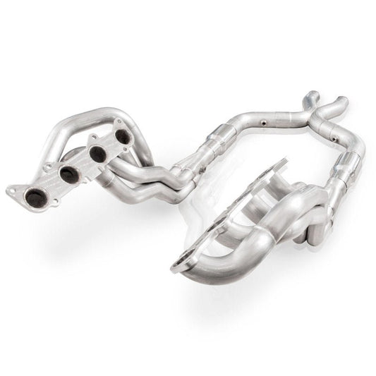 Stainless Works 1-7/8in Long Tube Headers with High-Flow Cats and 3in X-Pipe | 2011-2014 Ford Mustang - Stateside Performance - Headers & Manifolds - Stainless Works - Stainless Works 1-7/8in Long Tube Headers with High-Flow Cats and 3in X-Pipe | 2011-2014 Ford Mustang