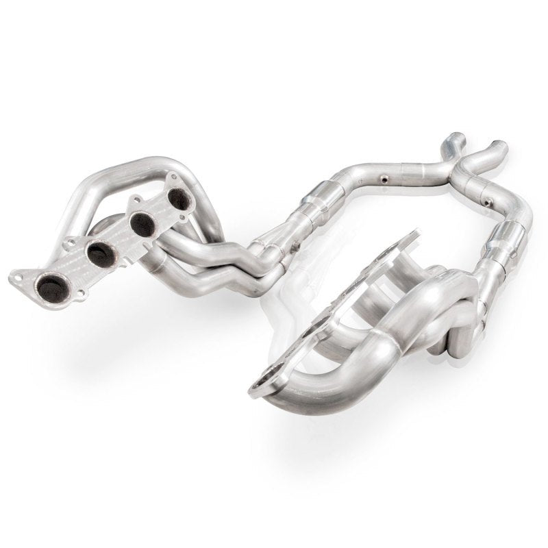 Stainless Works 1-7/8in Long Tube Headers with High-Flow Cats and 3in X-Pipe | 2011-2014 Ford Mustang - Stateside Performance - Headers & Manifolds - Stainless Works - Stainless Works 1-7/8in Long Tube Headers with High-Flow Cats and 3in X-Pipe | 2011-2014 Ford Mustang