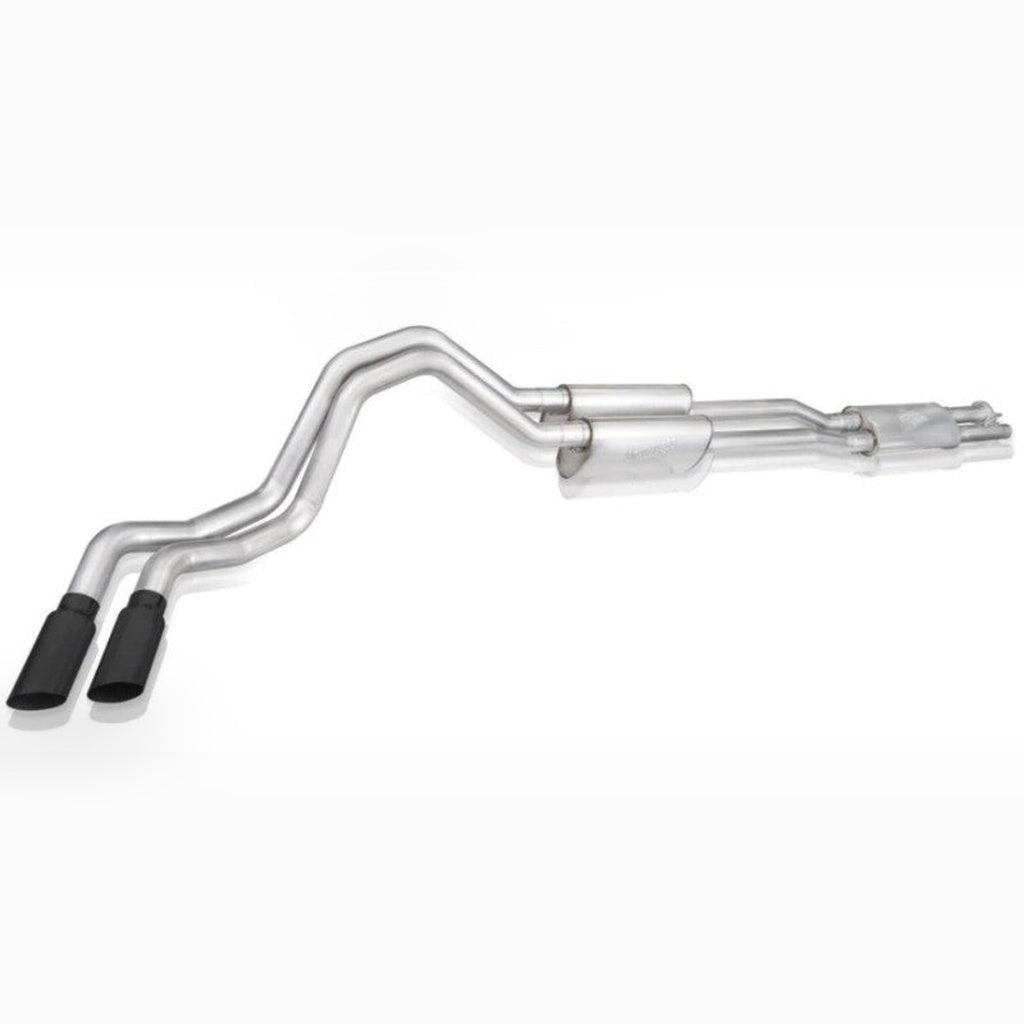 Stainless Works Legend Cat-Back Exhaust System - 304SS w/ 4 in Matte Black Tips | 2020-2022 Chevy Silverado 3500HD - Stateside Performance - Catback - Stainless Works - Stainless Works Legend Cat-Back Exhaust System - 304SS w/ 4 in Matte Black Tips | 2020-2022 Chevy Silverado 3500HD
