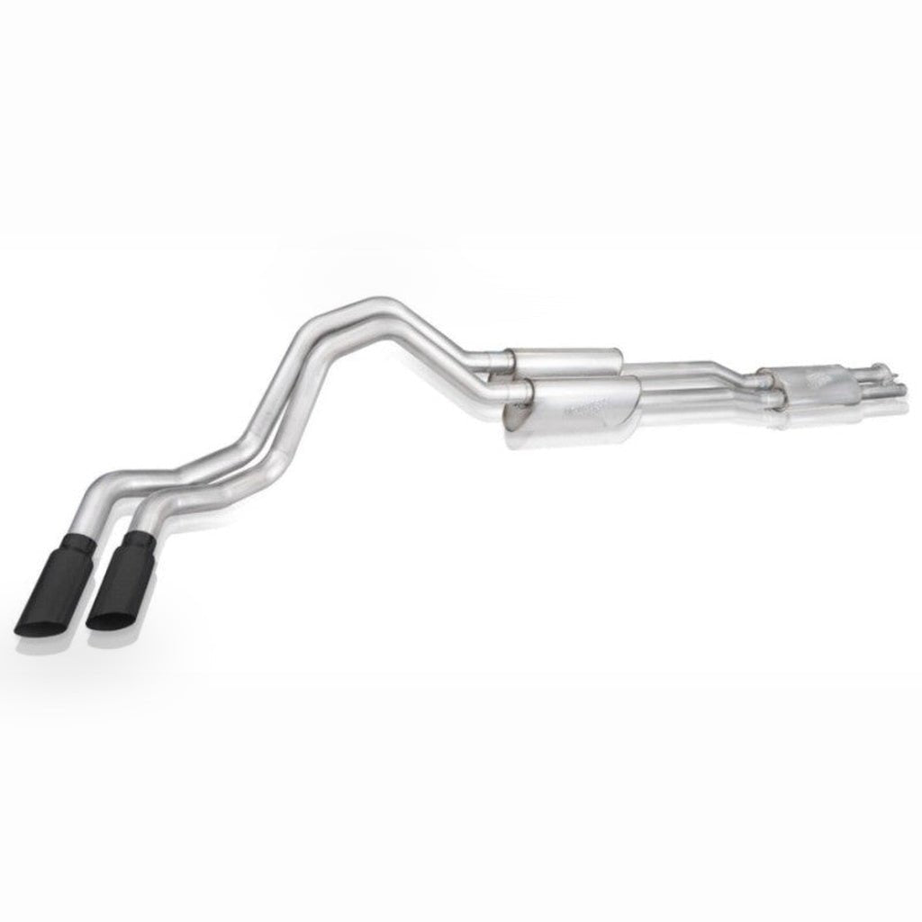 Stainless Works Redline 304SS Cat-Back Exhaust System w/ 4 in Matte Black Tips | 2020-2022 Chevy Silverado 3500HD - Stateside Performance - Catback - Stainless Works - Stainless Works Redline 304SS Cat-Back Exhaust System w/ 4 in Matte Black Tips | 2020-2022 Chevy Silverado 3500HD