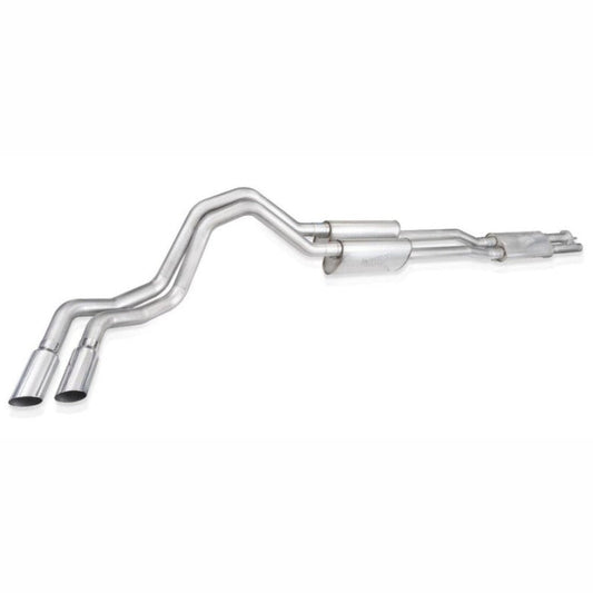 Stainless Works Redline Cat-Back Exhaust System - 304SS w/ 4 in Polished Tips | 2020-2022 Chevy Silverado 3500HD - Stateside Performance - Catback - Stainless Works - Stainless Works Redline Cat-Back Exhaust System - 304SS w/ 4 in Polished Tips | 2020-2022 Chevy Silverado 3500HD