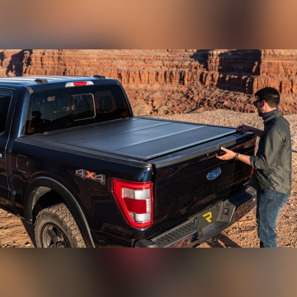 UnderCover Armor Flex Hard Folding Bed Cover - 4 ft 6 in Bed | 2022-2024 Ford Maverick - Stateside Performance - Bed Covers - Folding - Undercover - UnderCover Armor Flex Hard Folding Bed Cover - 4 ft 6 in Bed | 2022-2024 Ford Maverick