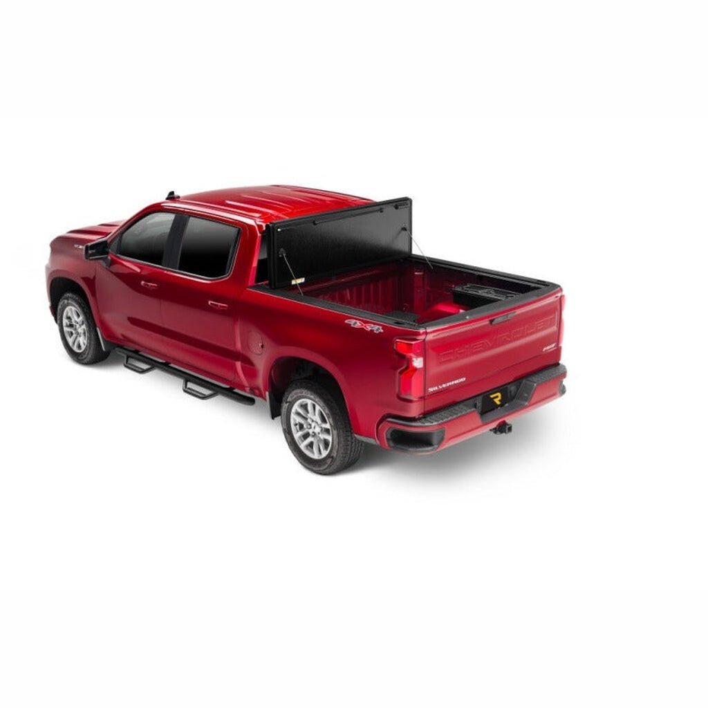 UnderCover Armor Flex Hard Folding Bed Cover - 6 ft 6 in Bed, Black Textured | 2019-2026 GMC Sierra 1500 - Stateside Performance - Bed Covers - Folding - Undercover - UnderCover Armor Flex Hard Folding Bed Cover - 6 ft 6 in Bed, Black Textured | 2019-2026 GMC Sierra 1500