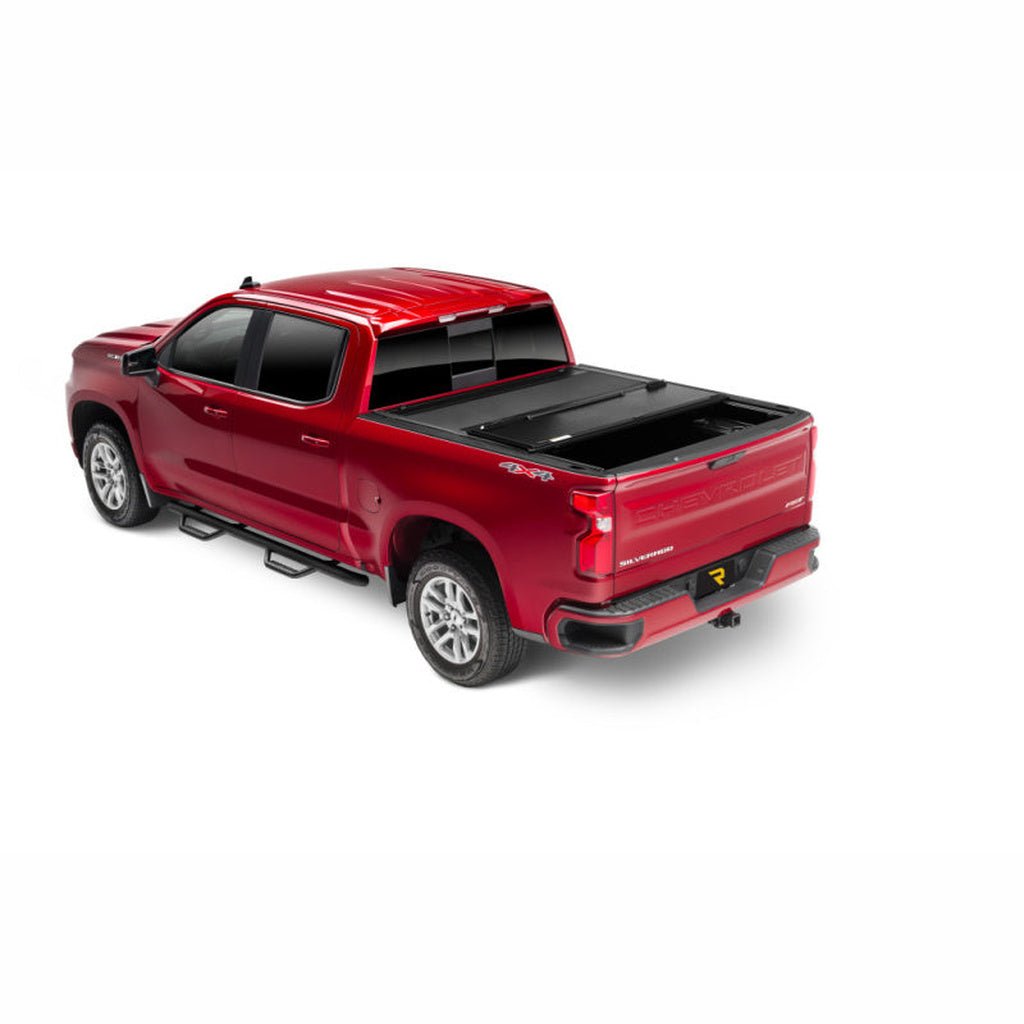 UnderCover Armor Flex Hard Folding Bed Cover - 6 ft 6 in Bed, Black Textured | 2019-2026 GMC Sierra 1500 - Stateside Performance - Bed Covers - Folding - Undercover - UnderCover Armor Flex Hard Folding Bed Cover - 6 ft 6 in Bed, Black Textured | 2019-2026 GMC Sierra 1500