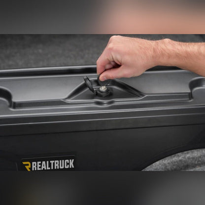 UnderCover Swing Case Driver Side Truck Bed Storage Box - Black Smooth | 2019-2026 Chevy Silverado 1500 - Stateside Performance - Truck Boxes & Storage - Undercover - UnderCover Swing Case Driver Side Truck Bed Storage Box - Black Smooth | 2019-2026 Chevy Silverado 1500