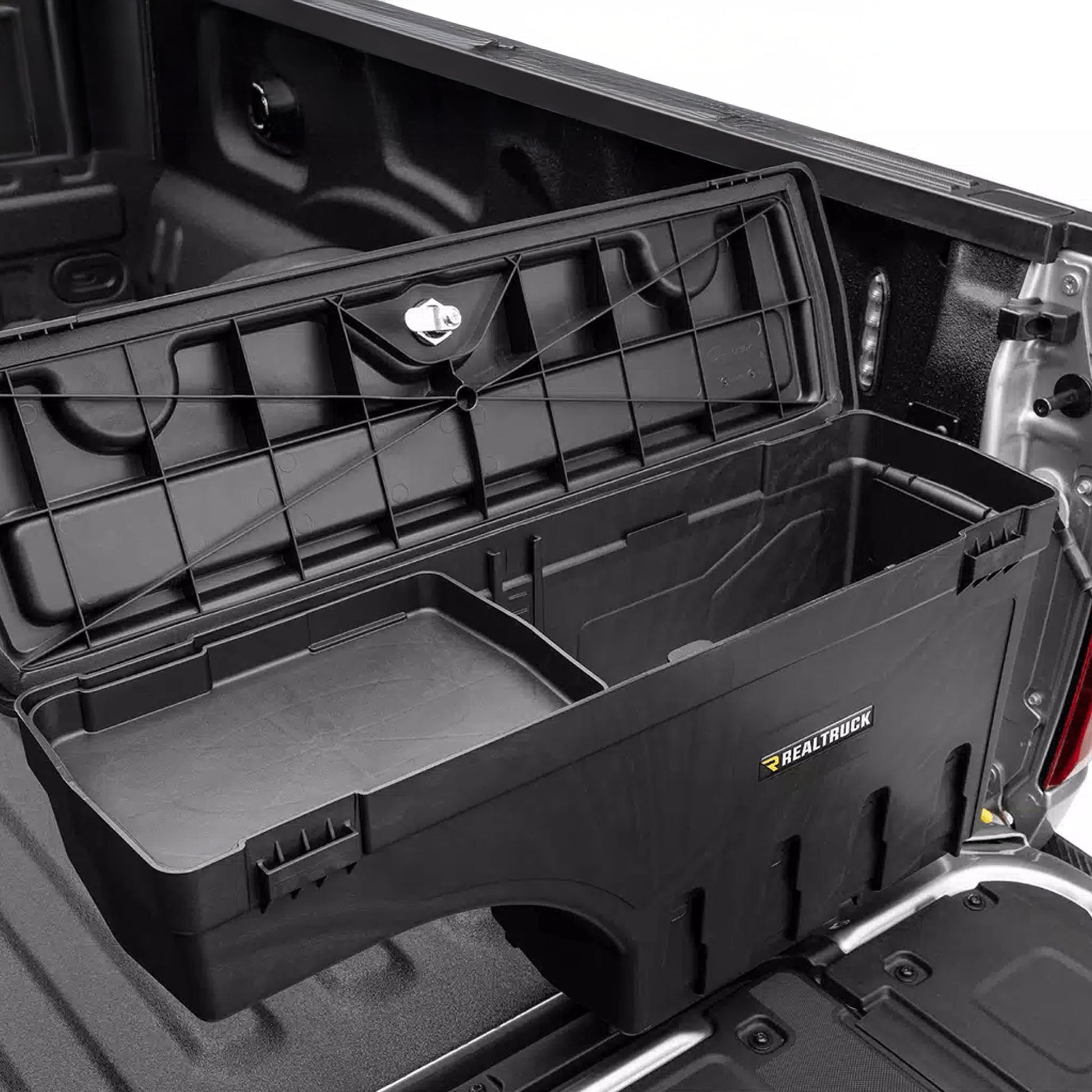 UnderCover Swing Case Truck Bed Tool Box - Drivers Side | 2021 - 2025 Ford F150 - Stateside Performance - Tool Boxes - UnderCover - UnderCover Swing Case Truck Bed Tool Box - Drivers Side | 2021 - 2025 Ford F150