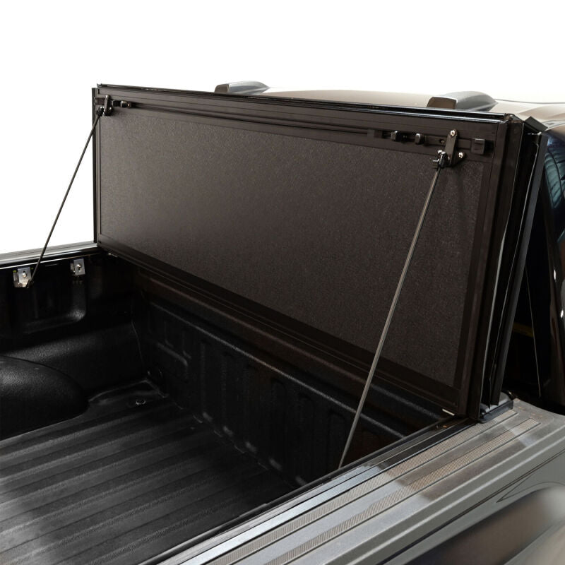 Westin 5ft 7in Hard Tri-Fold Tonneau Cover - Black | 2022-2025 Ford F150 Lightning - Stateside Performance - Tonneau Covers - Hard Fold - Westin - Westin 5ft 7in Hard Tri-Fold Tonneau Cover - Black | 2022-2025 Ford F150 Lightning