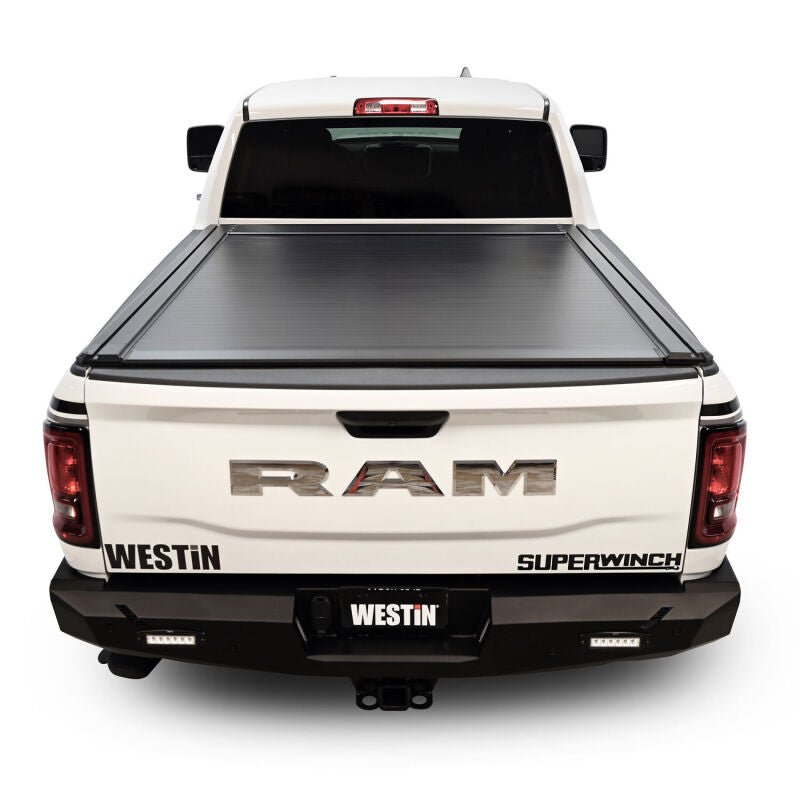 Westin Electric Retractable Bed Cover - 6 ft 4 in Bed, Black | 2019-2025 Ram 2500 - Stateside Performance - Tonneau Covers - Retractable - Westin - Westin Electric Retractable Bed Cover - 6 ft 4 in Bed, Black | 2019-2025 Ram 2500