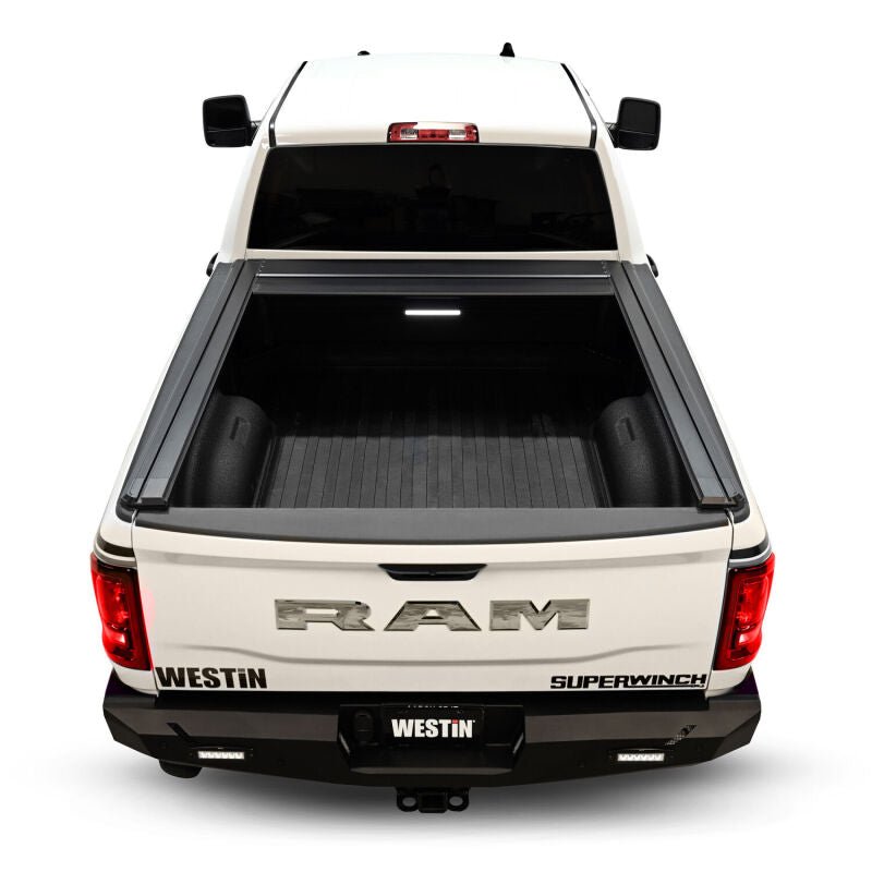 Westin Electric Retractable Bed Cover - 6 ft 4 in Bed, Black | 2019-2025 Ram 2500 - Stateside Performance - Tonneau Covers - Retractable - Westin - Westin Electric Retractable Bed Cover - 6 ft 4 in Bed, Black | 2019-2025 Ram 2500