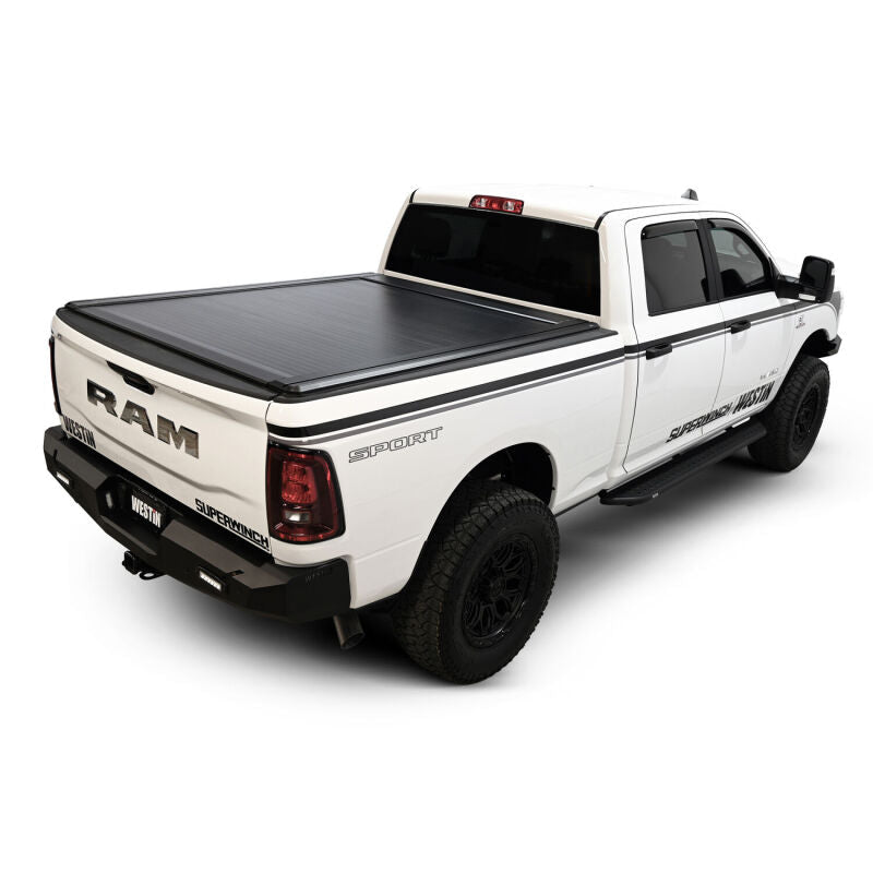 Westin Electric Retractable Bed Cover - 6 ft 4 in Bed, Black | 2019-2025 Ram 2500 - Stateside Performance - Tonneau Covers - Retractable - Westin - Westin Electric Retractable Bed Cover - 6 ft 4 in Bed, Black | 2019-2025 Ram 2500