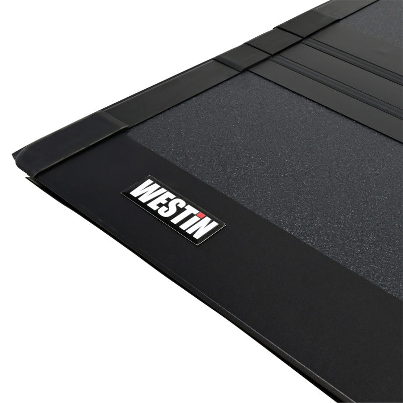 Westin Hard Tri-Fold Tonneau Cover - 6 ft 6 in Bed - Black | 2015-2020 Ford F150 - Stateside Performance - Tonneau Covers - Hard Fold - Westin - Westin Hard Tri-Fold Tonneau Cover - 6 ft 6 in Bed - Black | 2015-2020 Ford F150