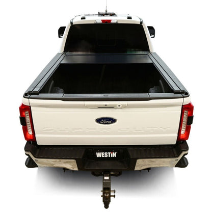 Westin Manual Retractable Bed Cover - 6 ft 10 in Bed - Black | 2017-2022 Ford F250 Super Duty - Stateside Performance - Tonneau Covers - Roll Up - Westin - Westin Manual Retractable Bed Cover - 6 ft 10 in Bed - Black | 2017-2022 Ford F250 Super Duty