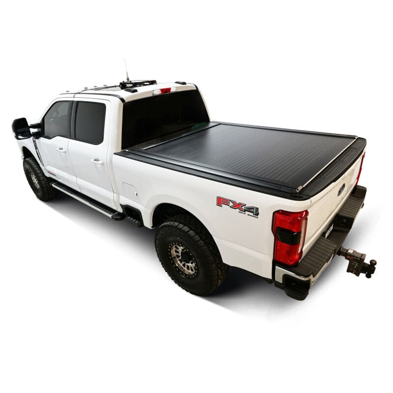 Westin Manual Retractable Bed Cover - 6 ft 10 in Bed - Black | 2017-2022 Ford F250 Super Duty - Stateside Performance - Tonneau Covers - Roll Up - Westin - Westin Manual Retractable Bed Cover - 6 ft 10 in Bed - Black | 2017-2022 Ford F250 Super Duty