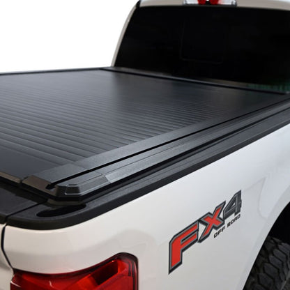 Westin Manual Retractable Bed Cover - 6 ft 10 in Bed - Black | 2023-2026 Ford F250 Super Duty - Stateside Performance - Tonneau Covers - Roll Up - Westin - Westin Manual Retractable Bed Cover - 6 ft 10 in Bed - Black | 2023-2026 Ford F250 Super Duty