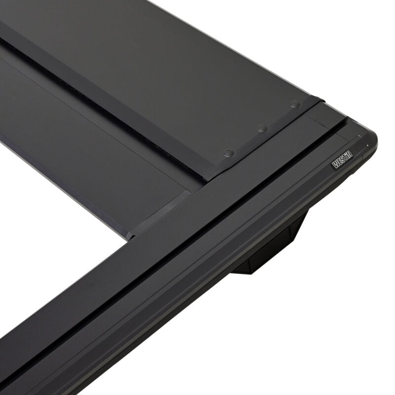 Westin Manual Retractable Bed Cover - Black, 5 ft 7 in Bed, w/o RamBox | 2021-2024 Ram 1500 TRX - Stateside Performance - Tonneau Covers - Roll Up - Westin - Westin Manual Retractable Bed Cover - Black, 5 ft 7 in Bed, w/o RamBox | 2021-2024 Ram 1500 TRX