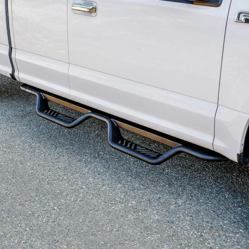 Westin Outlaw Drop Nerf Step Bars SuperCab - Textured Black | 2017-2022 Ford F350 Super Duty - Stateside Performance - Nerf Bars - Westin - Westin Outlaw Drop Nerf Step Bars SuperCab - Textured Black | 2017-2022 Ford F350 Super Duty