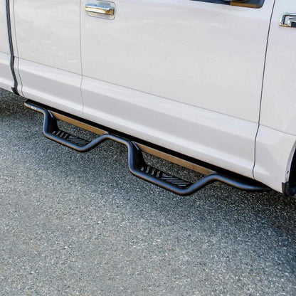 Westin Outlaw Drop Nerf Step Bars SuperCab - Textured Black | 2017-2022 Ford F350 Super Duty - Stateside Performance - Nerf Bars - Westin - Westin Outlaw Drop Nerf Step Bars SuperCab - Textured Black | 2017-2022 Ford F350 Super Duty