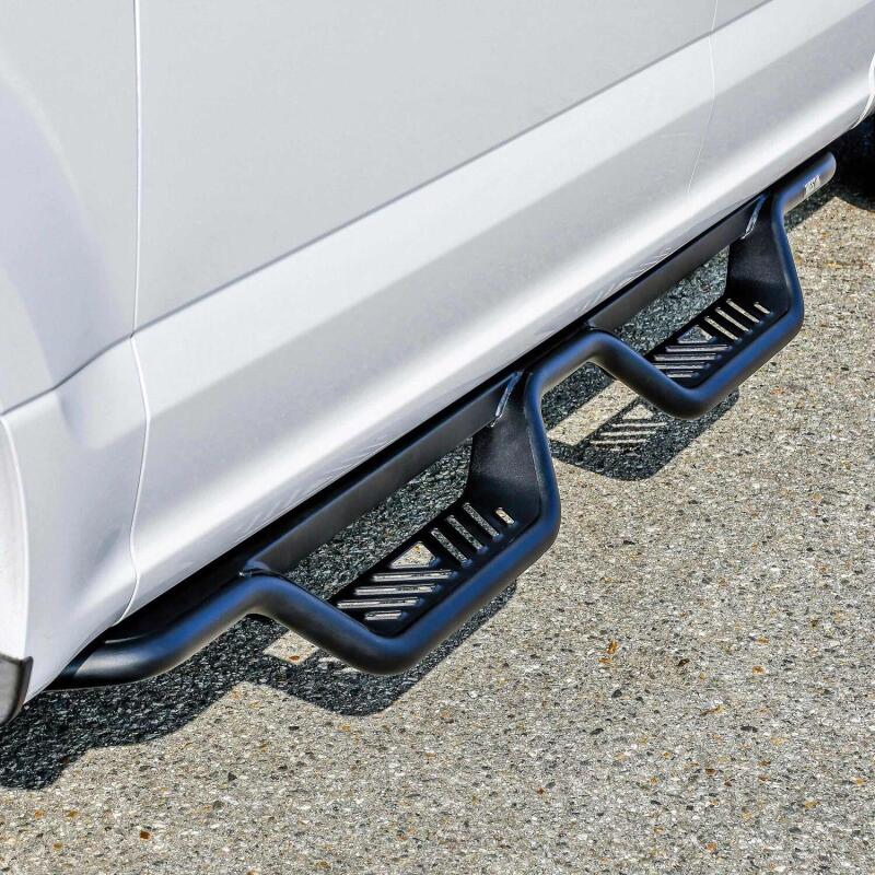 Westin Outlaw Drop Nerf Step Bars SuperCab - Textured Black | 2017-2022 Ford F350 Super Duty - Stateside Performance - Nerf Bars - Westin - Westin Outlaw Drop Nerf Step Bars SuperCab - Textured Black | 2017-2022 Ford F350 Super Duty