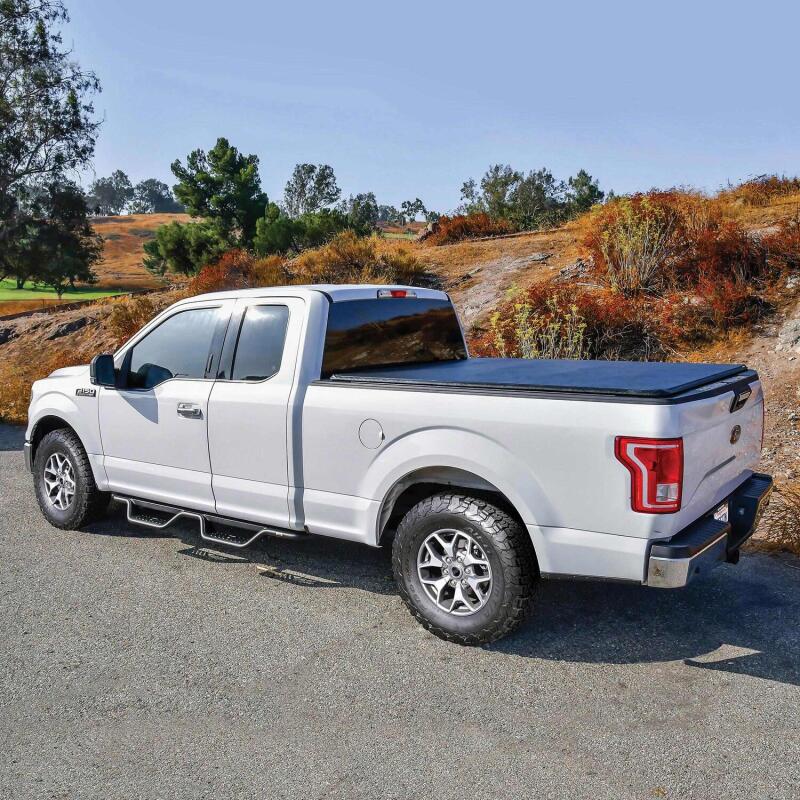 Westin Outlaw Drop Nerf Step Bars SuperCab - Textured Black | 2021-2022 Ford F150 Raptor - Stateside Performance - Nerf Bars - Westin - Westin Outlaw Drop Nerf Step Bars SuperCab - Textured Black | 2021-2022 Ford F150 Raptor