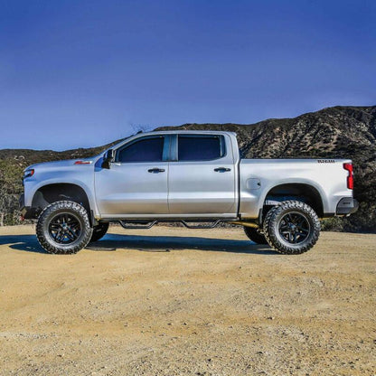 Westin Outlaw Nerf Step Bars Crew Cab - Textured Black | 2019-2026 GMC Sierra 1500 - Stateside Performance - Nerf Bars - Westin - Westin Outlaw Nerf Step Bars Crew Cab - Textured Black | 2019-2026 GMC Sierra 1500