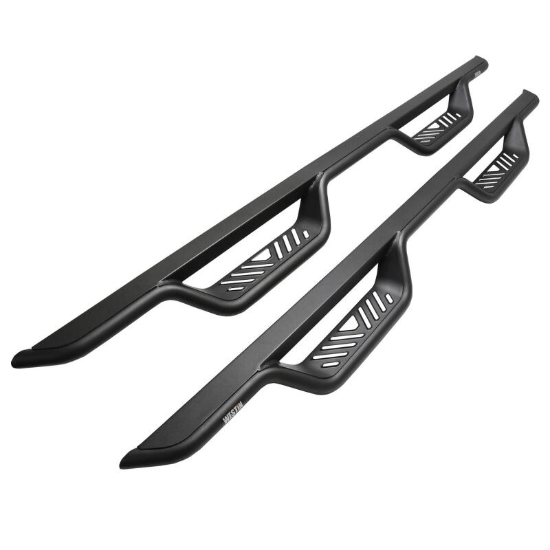 Westin Outlaw Nerf Step Bars Crew Cab - Textured Black | 2020-2026 Chevy Silverado 2500HD - Stateside Performance - Nerf Bars - Westin - Westin Outlaw Nerf Step Bars Crew Cab - Textured Black | 2020-2026 Chevy Silverado 2500HD