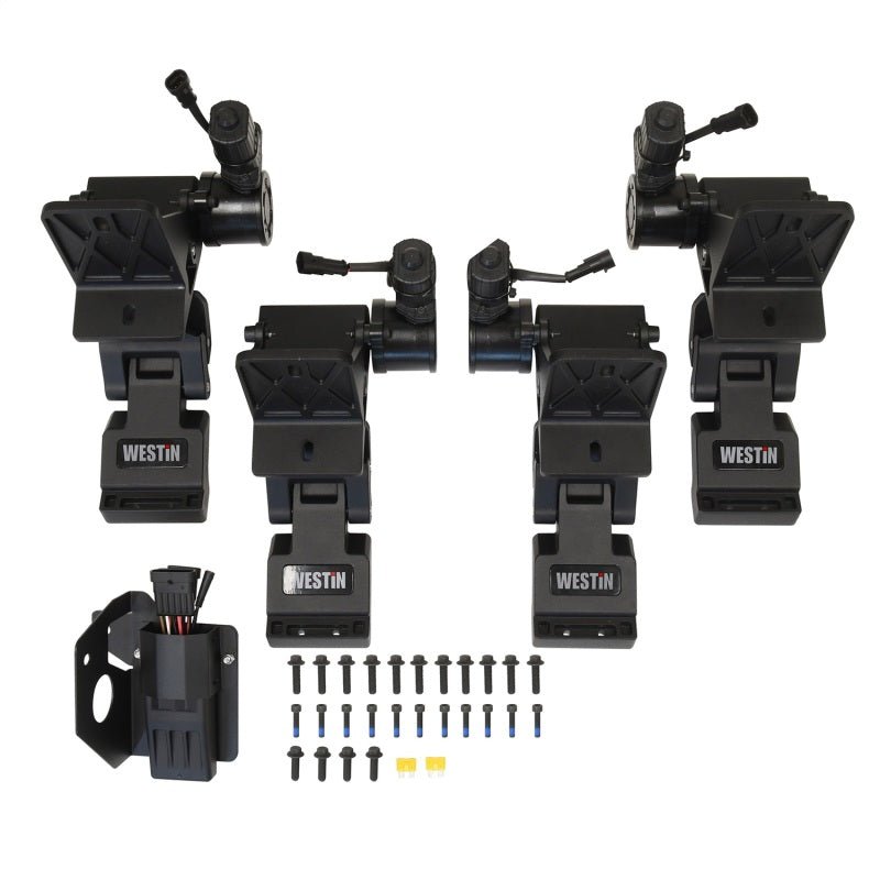 Westin Pro-e Electric Running Boards - Textured Black, Crew Cab | 2019-2026 Chevy Silverado 1500 - Stateside Performance - Running Boards - Westin - Westin Pro-e Electric Running Boards - Textured Black, Crew Cab | 2019-2026 Chevy Silverado 1500