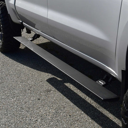 Westin Pro-e Electric Running Boards - Textured Black, Crew Cab | 2019-2026 GMC Sierra 1500 - Stateside Performance - Running Boards - Westin - Westin Pro-e Electric Running Boards - Textured Black, Crew Cab | 2019-2026 GMC Sierra 1500