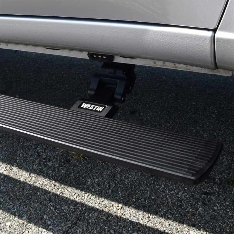 Westin Pro-e Electric Running Boards - Textured Black, Crew Cab | 2020-2026 Chevy Silverado 3500HD - Stateside Performance - Running Boards - Westin - Westin Pro-e Electric Running Boards - Textured Black, Crew Cab | 2020-2026 Chevy Silverado 3500HD
