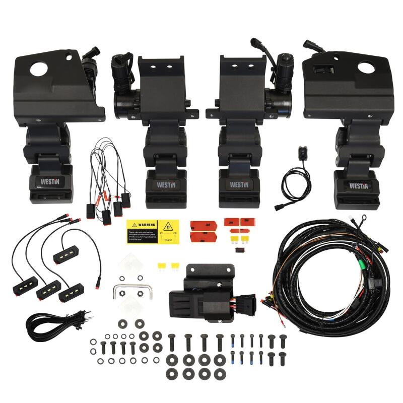 Westin Pro-e Power Running Boards 2-Door - Textured Black | 2021-2025 Ford Bronco - Stateside Performance - Running Boards - Westin - Westin Pro-e Power Running Boards 2-Door - Textured Black | 2021-2025 Ford Bronco