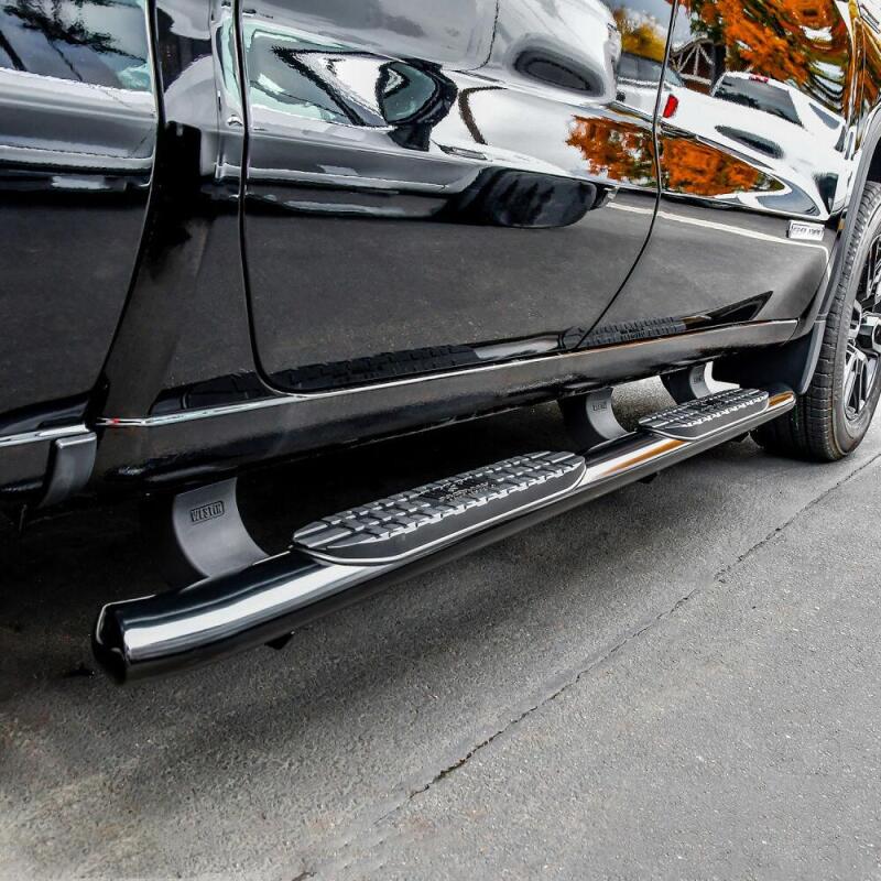 Westin PRO TRAXX 4 Oval Double Cab Nerf Step Bars - Black | 2020-2026 Chevy Silverado 2500HD - Stateside Performance - Nerf Bars - Westin - Westin PRO TRAXX 4 Oval Double Cab Nerf Step Bars - Black | 2020-2026 Chevy Silverado 2500HD