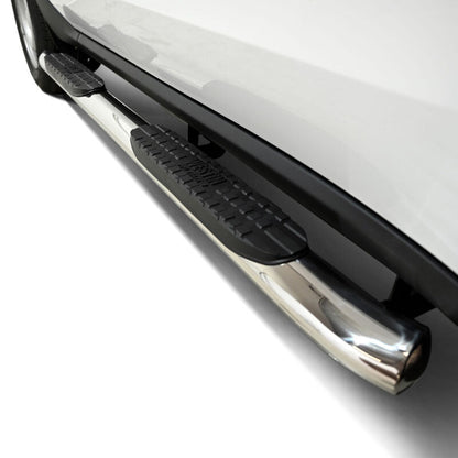 Westin PRO TRAXX 4in Oval Nerf Step Bars - Polished | 2022-2024 Ford Maverick - Stateside Performance - Nerf Bars - Westin - Westin PRO TRAXX 4in Oval Nerf Step Bars - Polished | 2022-2024 Ford Maverick