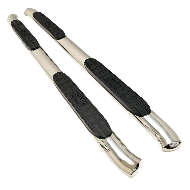 Westin PRO TRAXX 4in Oval Nerf Step Bars - Polished | 2022-2024 Ford Maverick - Stateside Performance - Nerf Bars - Westin - Westin PRO TRAXX 4in Oval Nerf Step Bars - Polished | 2022-2024 Ford Maverick