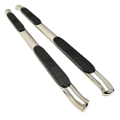 Westin PRO TRAXX 4in Oval Nerf Step Bars - Polished | 2022-2024 Ford Maverick - Stateside Performance - Nerf Bars - Westin - Westin PRO TRAXX 4in Oval Nerf Step Bars - Polished | 2022-2024 Ford Maverick